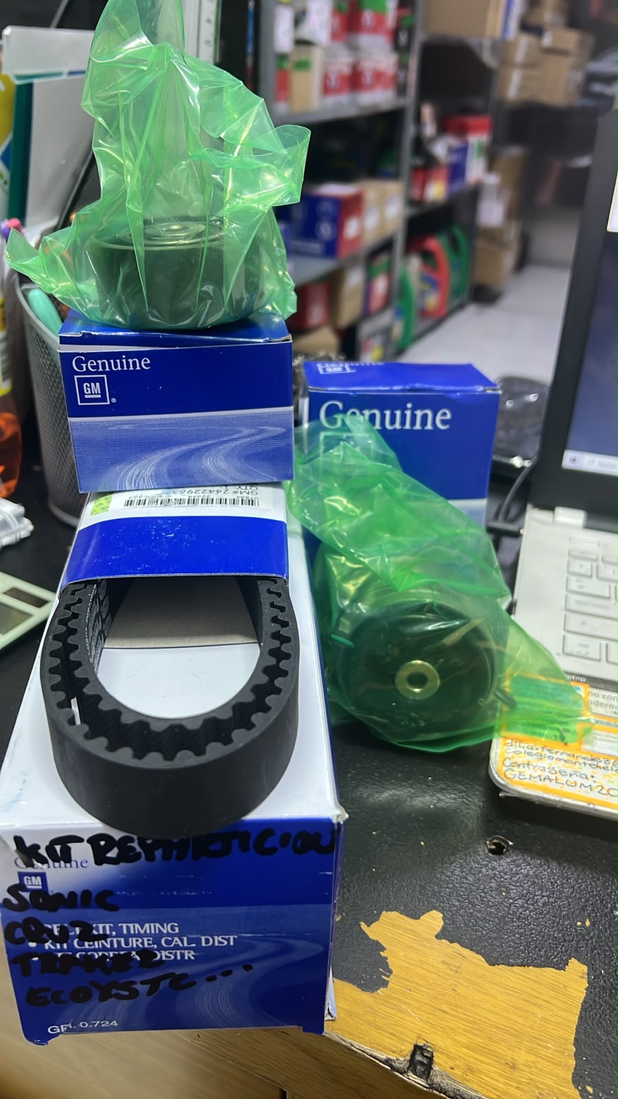 KIT REPARTICION SONIC CRUZ TRACKER 